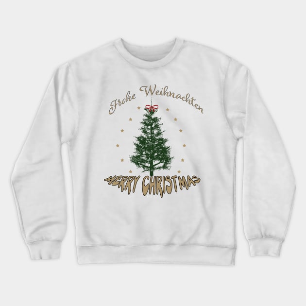 Frohe Weihnachten - X mas Crewneck Sweatshirt by PandLCreations